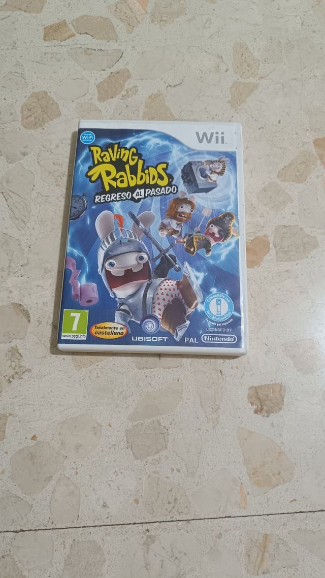 Juego Wii Raving Rabbids: Regreso al Pasado