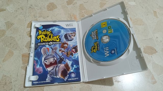 Juego Wii Raving Rabbids: Regreso al Pasado