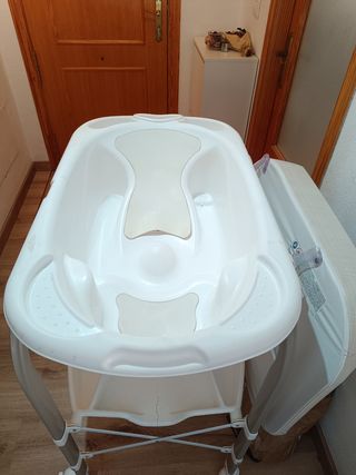Bañera cambiador bebé plegable