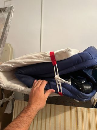 Cuna de viaje BabyBjörn Light azul