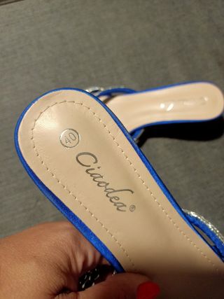 Sandalias Ciaodea Talla 40 Brillantes