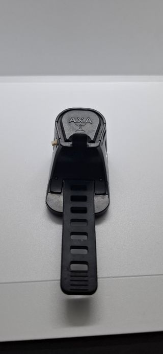 Lanterna de bicicleta preta