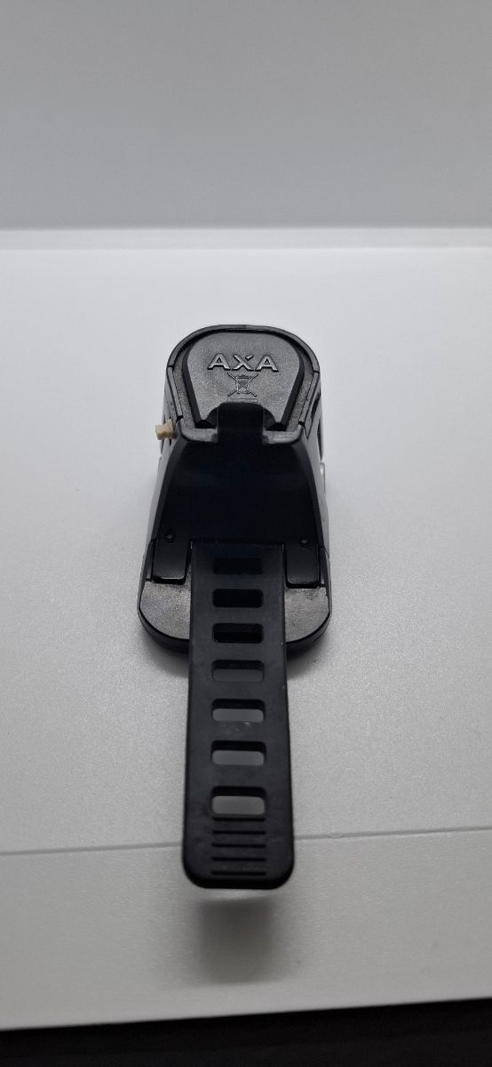 Lanterna de bicicleta preta