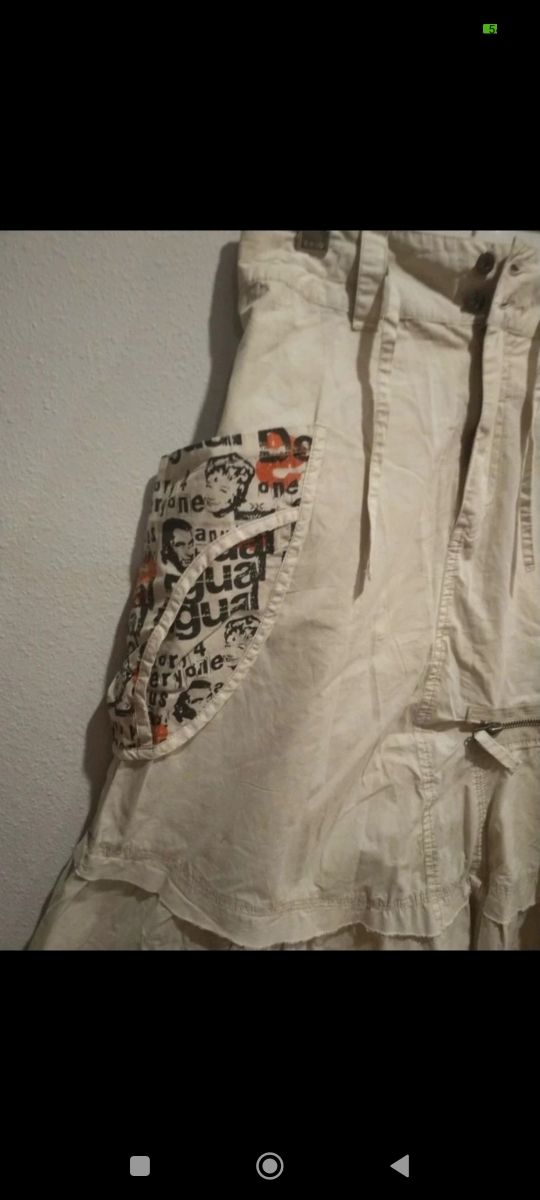 Falda Desigual Beige