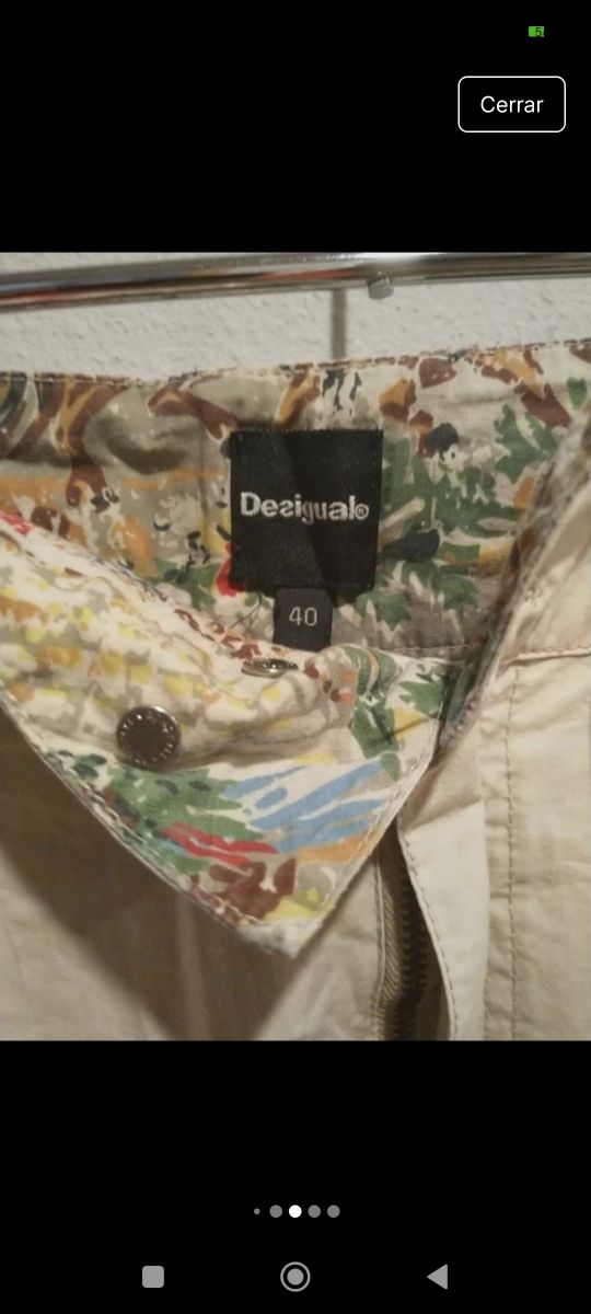Falda Desigual Beige