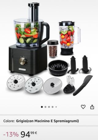 Robot da cucina nero