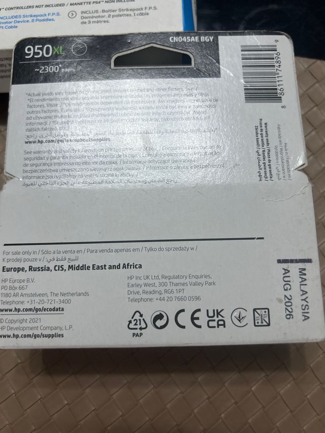 Tinta HP 950XL Negra