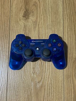Mando PS3 Blackfire Azul Transparente