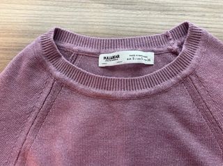 Jersey crop rosa mujer