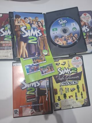 Los Sims 2 + 4 Expansiones PC