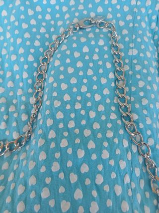 Borsa nera con catena