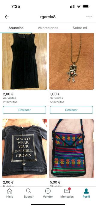 Vestiti assortiti dal mio guardaroba