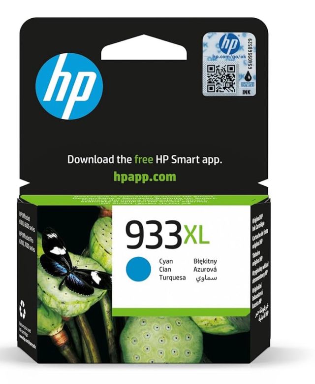 Tinta HP 933XL Cyan