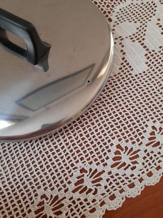 Coperchio in acciaio inox nuovo diametro 18 cm