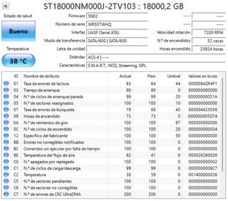 Disco Duro Seagate Exos X18 18TB SATA