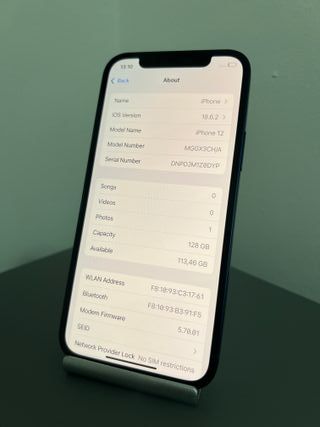 Apple iPhone 12 128gb Azul Grado A+ Batería 100%