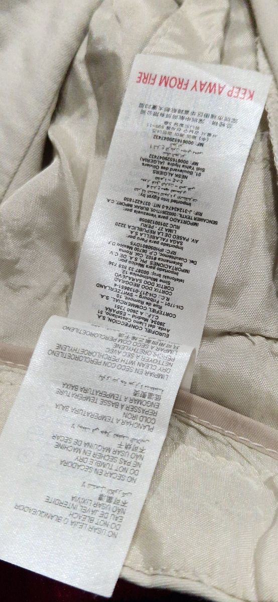 Pantalón señora Cortefiel beige