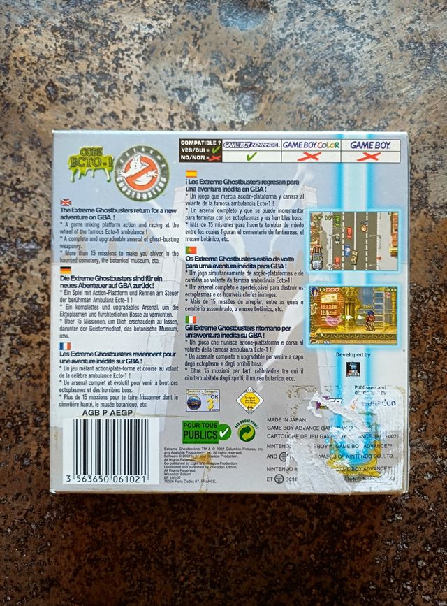 Extreme Ghostbusters : Code Ecto-1 [gba-eur]