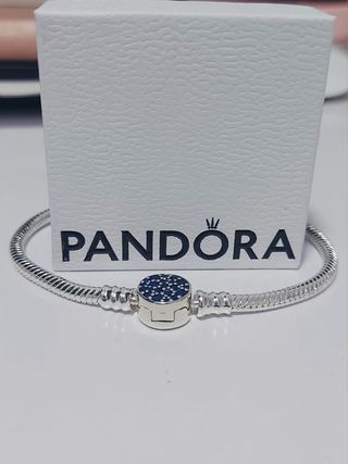 Pulsera Pandora Plata y Circonitas
