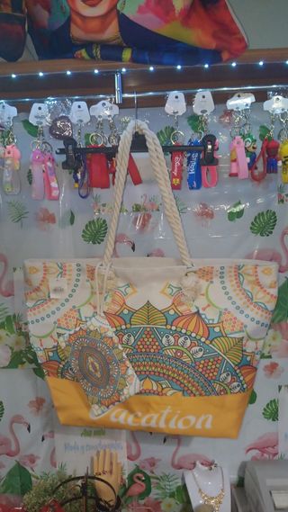 Bolso de playa con cartera