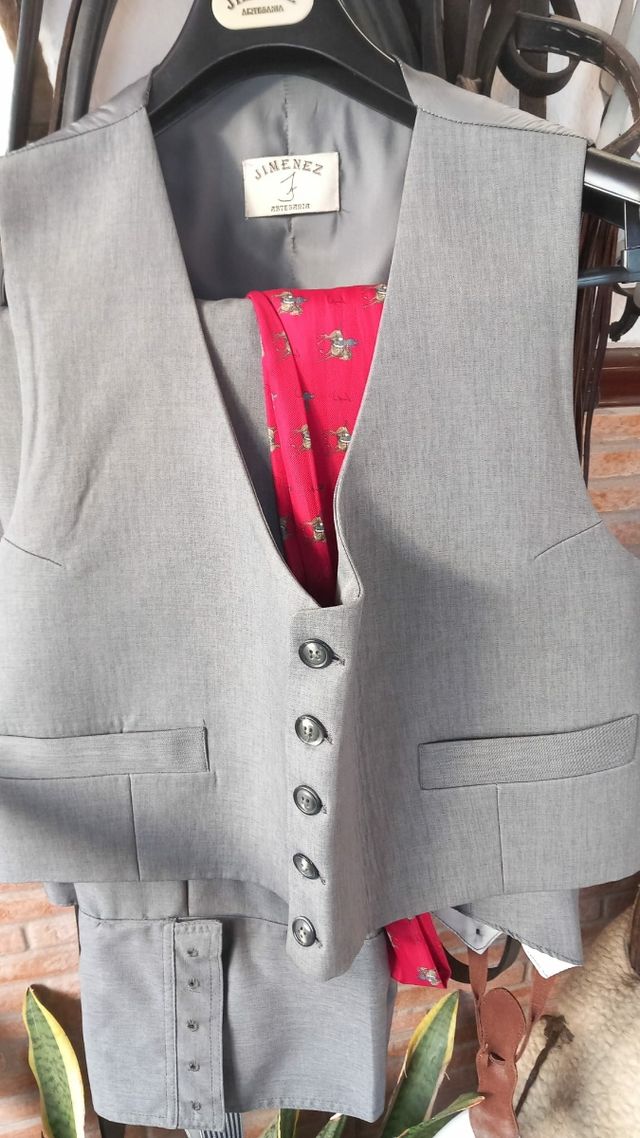 Traje de caballista gris Jimenez