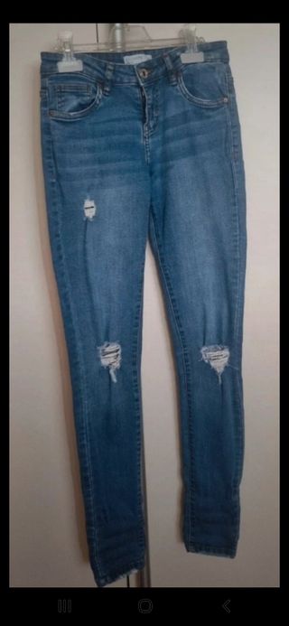 Jeans Calliope strappati blu