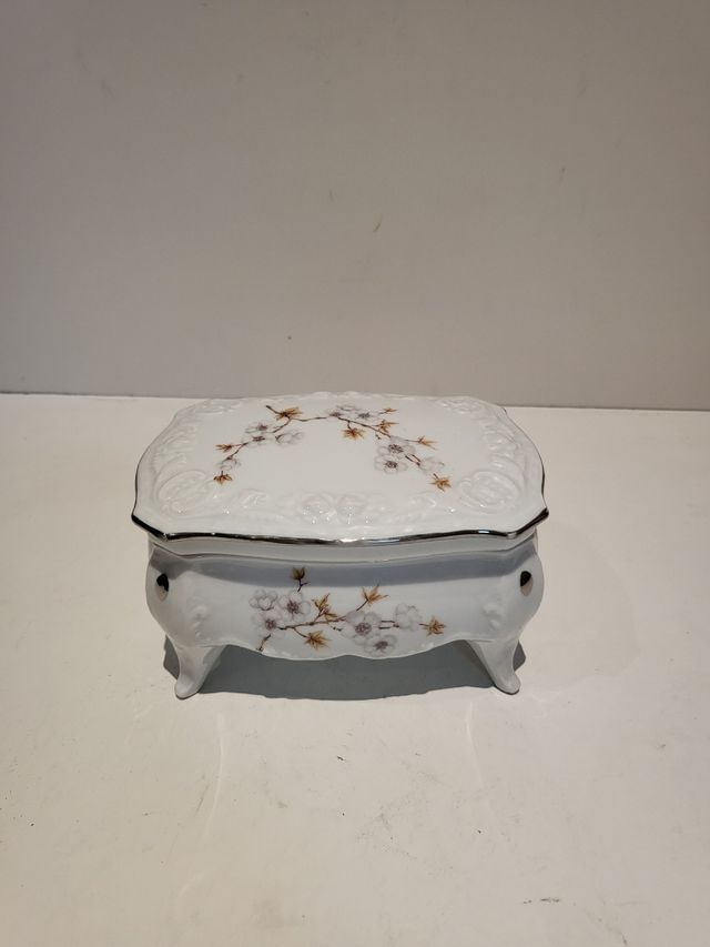 Caja Joyero Porcelana Capeans Flores