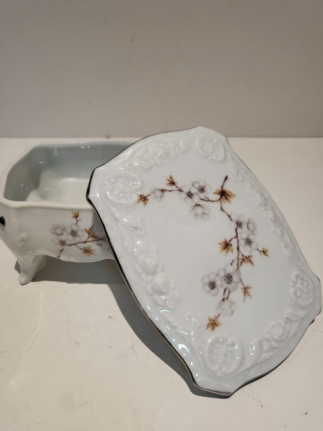 Caja Joyero Porcelana Capeans Flores