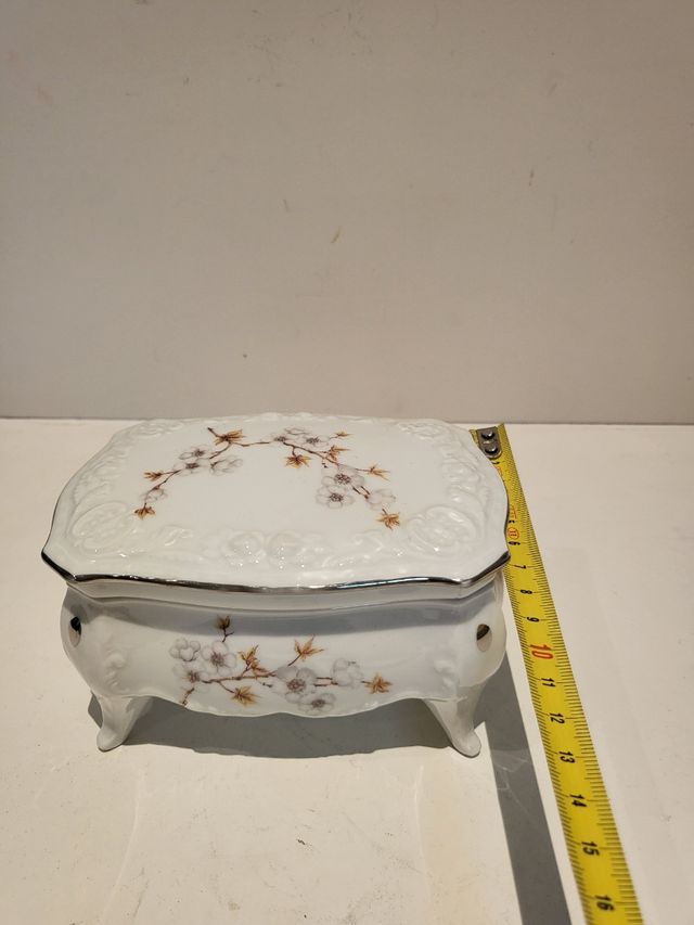 Caja Joyero Porcelana Capeans Flores