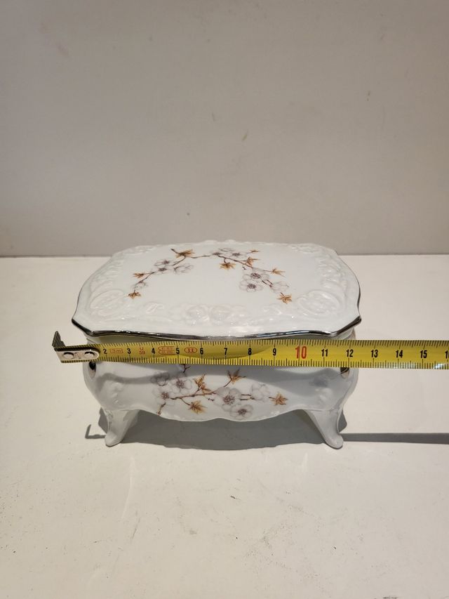 Caja Joyero Porcelana Capeans Flores