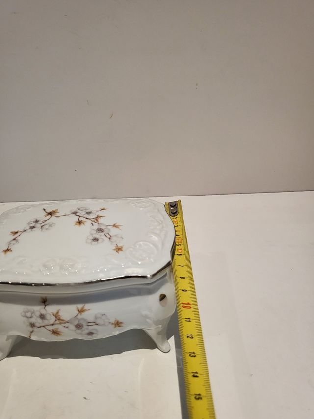 Caja Joyero Porcelana Capeans Flores