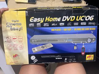 Reproductor DVD Easy Home UC'06 con USB y Lector T