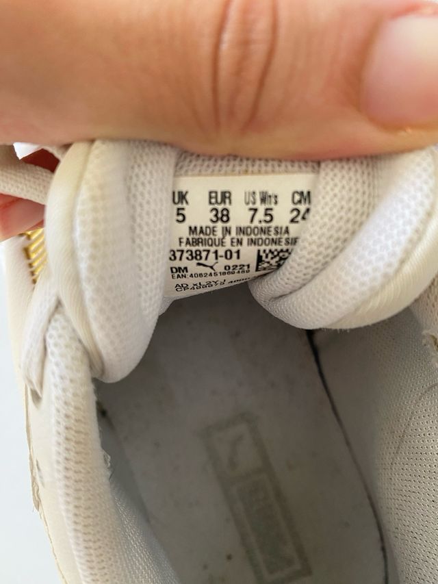 Zapatillas Puma Blancas