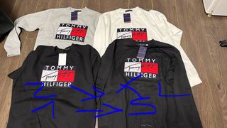 Sudaderas Tommy Hilfiger (Negra, Gris, Blanca)