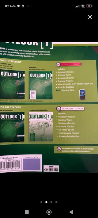 Libro 1 bachillerato Inglés, Students Book 