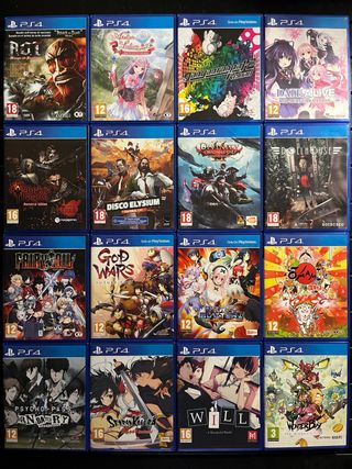 Juegos PS4 35€/unidad