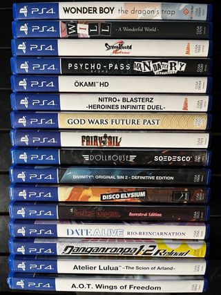 Juegos PS4 35€/unidad