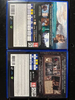 Juegos PS4 35€/unidad