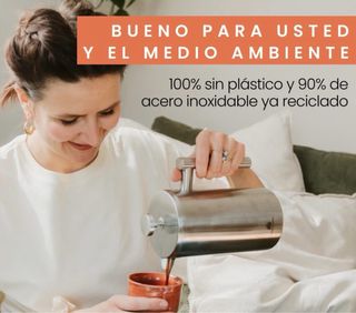 Cafetera Prensa Francesa 0,35L Acero Inoxidable