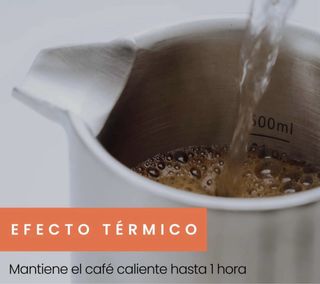 Cafetera Prensa Francesa 0,35L Acero Inoxidable