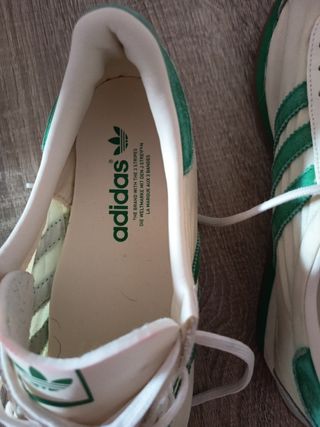 Zapatillas Adidas Blancas y Verdes