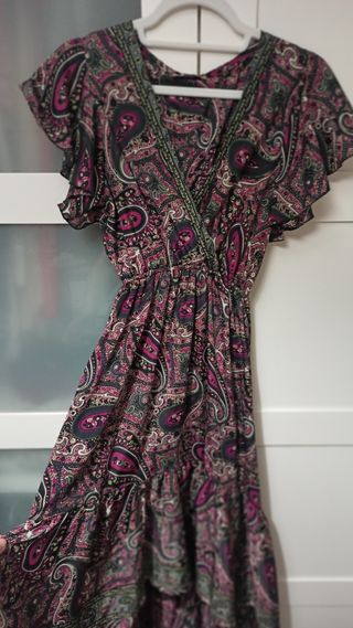 Vestido largo estampado boho chic
