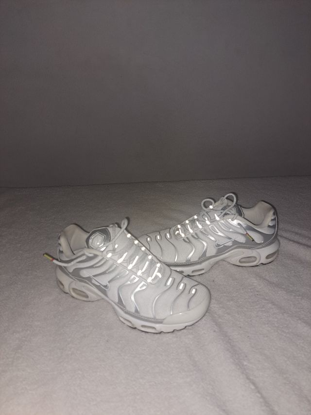 Nike TN Air Max Plus Blancas Plata Talla 43