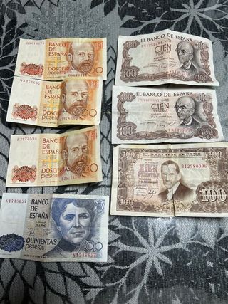 Billetes antiguos españoles