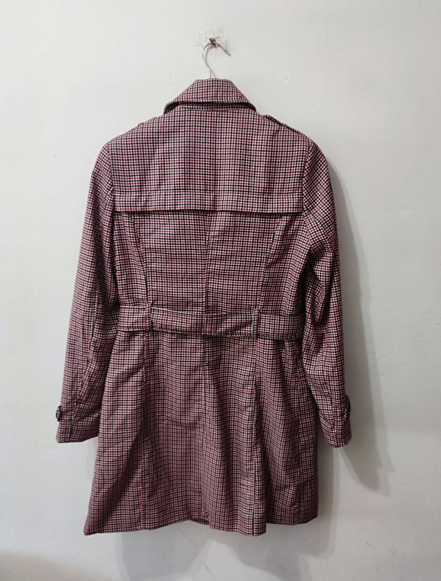 Gabardina de cuadros Stradivarius mujer Talla M