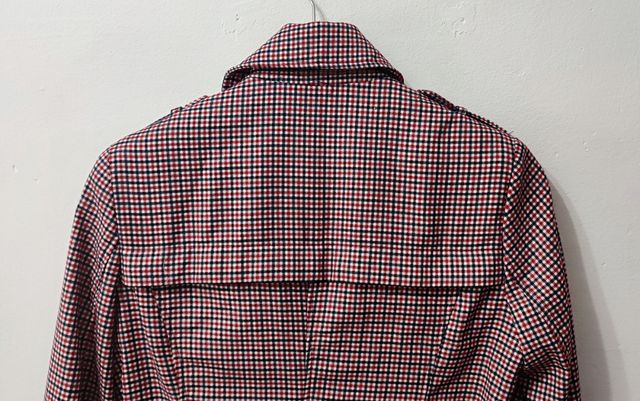 Gabardina de cuadros Stradivarius mujer Talla M