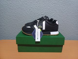 Zapatillas Lacoste Negras y Blancas Nuevas Origina