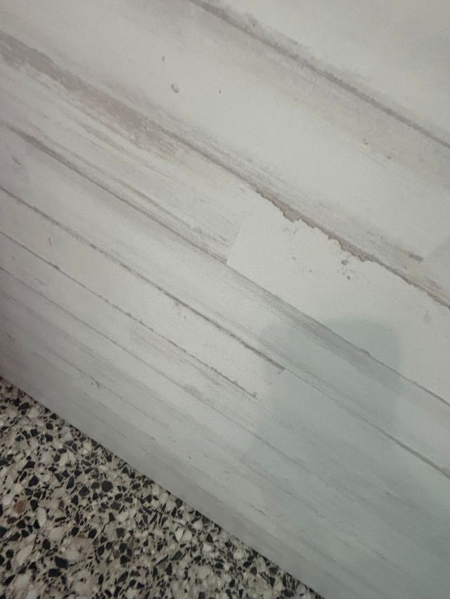 Cabeceros de madera azul y blanco