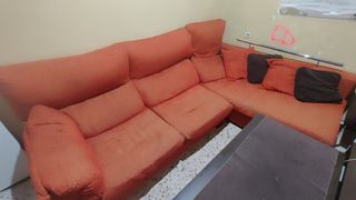 Sofá Chaise Longue Naranja