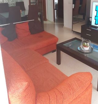 Sofá Chaise Longue Naranja